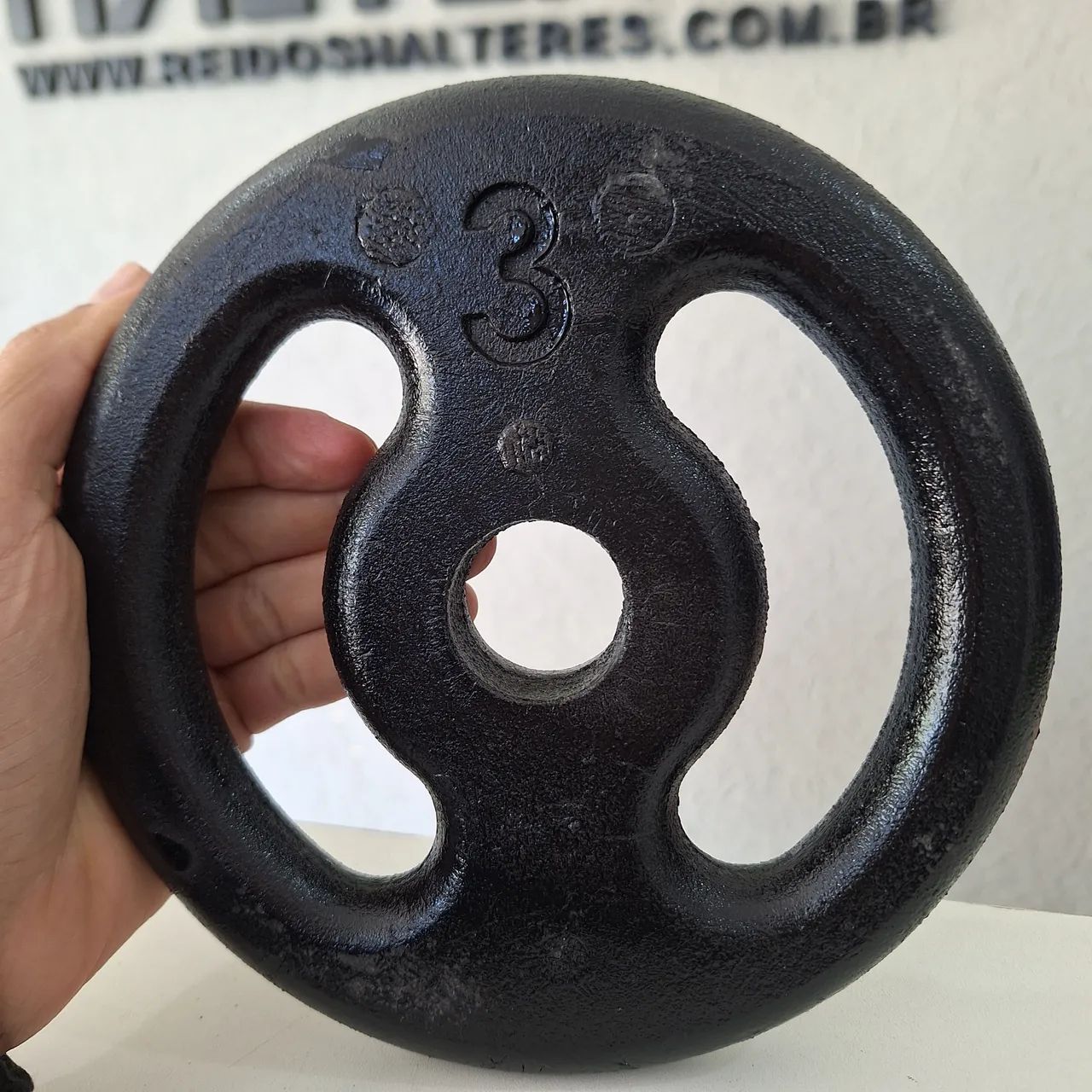 Anilha Academia Pintada Ferro Musculação por R$ 8,99 o Quilo - Foto 2