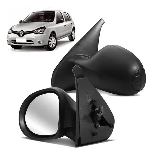 Retrovisor Renault Clio 2013 2014 2015 Manual Esquerdo - Foto 2