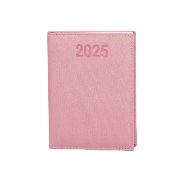 Agenda Diária 2025 Couro Sintético promocional