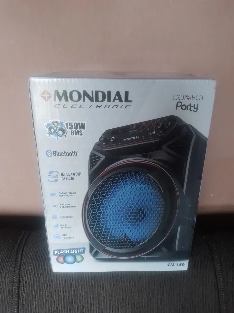 Caixa de Som Mondial 150W Bluetooth - Foto 2