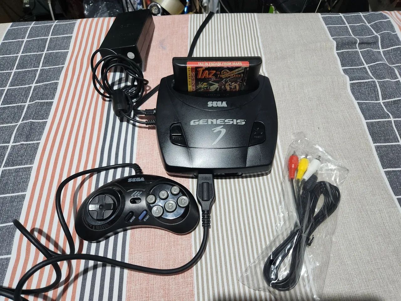 Sega Genesis 3 Standard Cor Preto