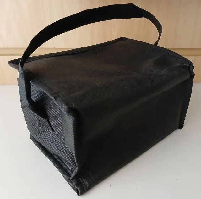 Bolsa Marmita Lancheira Térmica Trabalho Escolar Fitness retangular - Foto 2