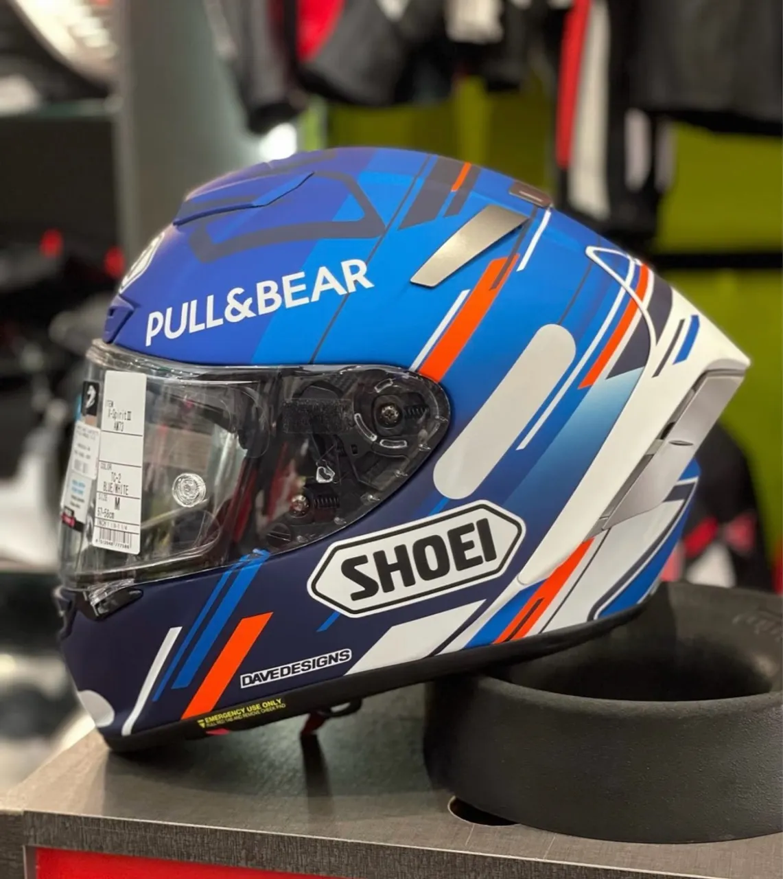 Capacete Shoei Spirit III Alex Marquez - Pull&Bear 