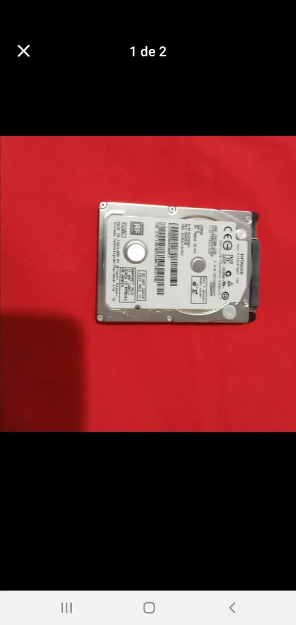HD de 250 GB Original HITACHI de PS3 e Notebook