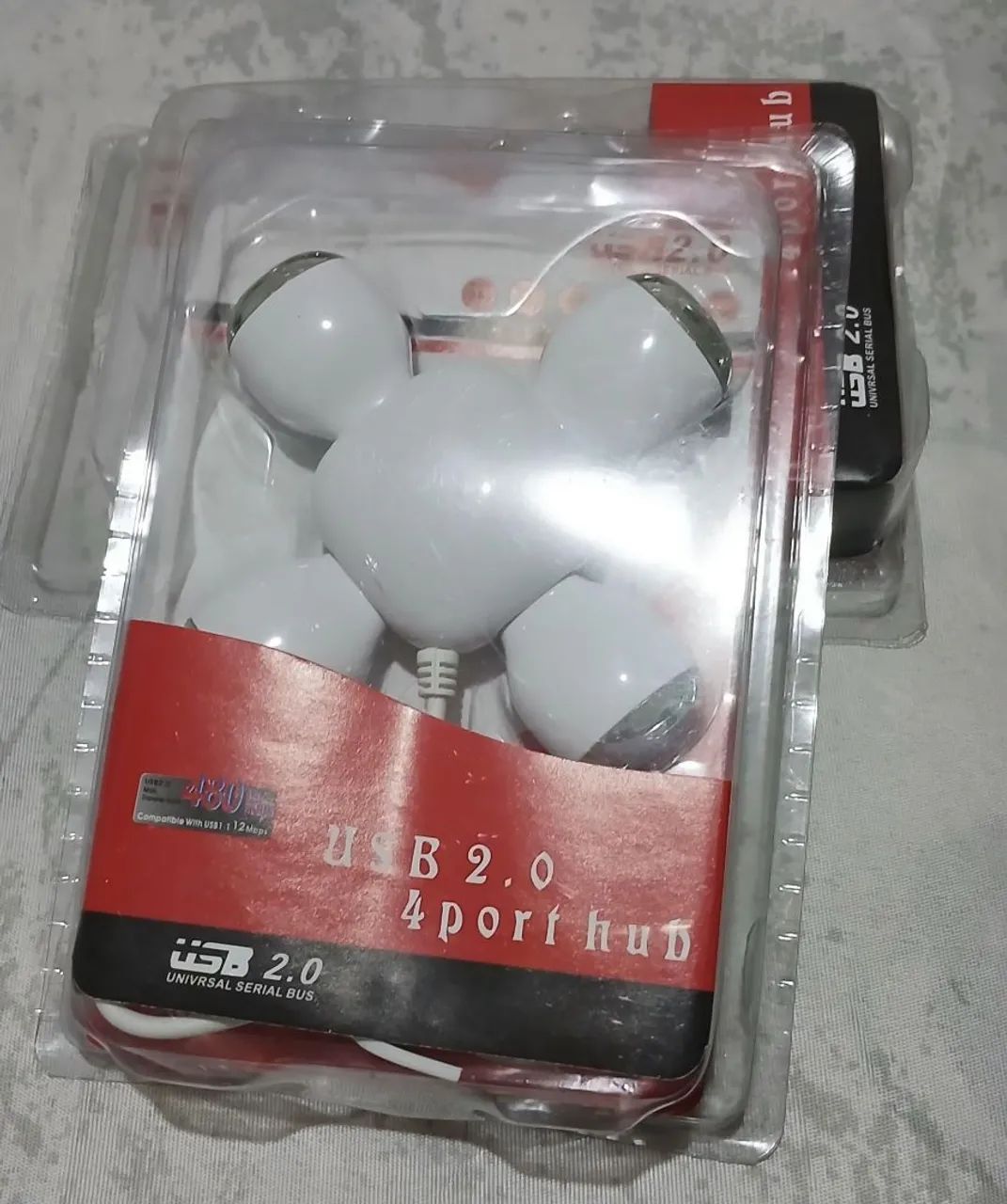 Adaptador USB 2.0 - 4 portas - Foto 3