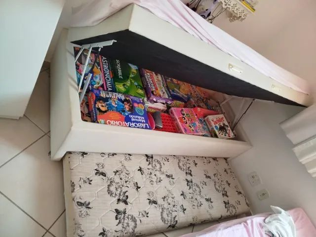 Cama box baú - solteiro