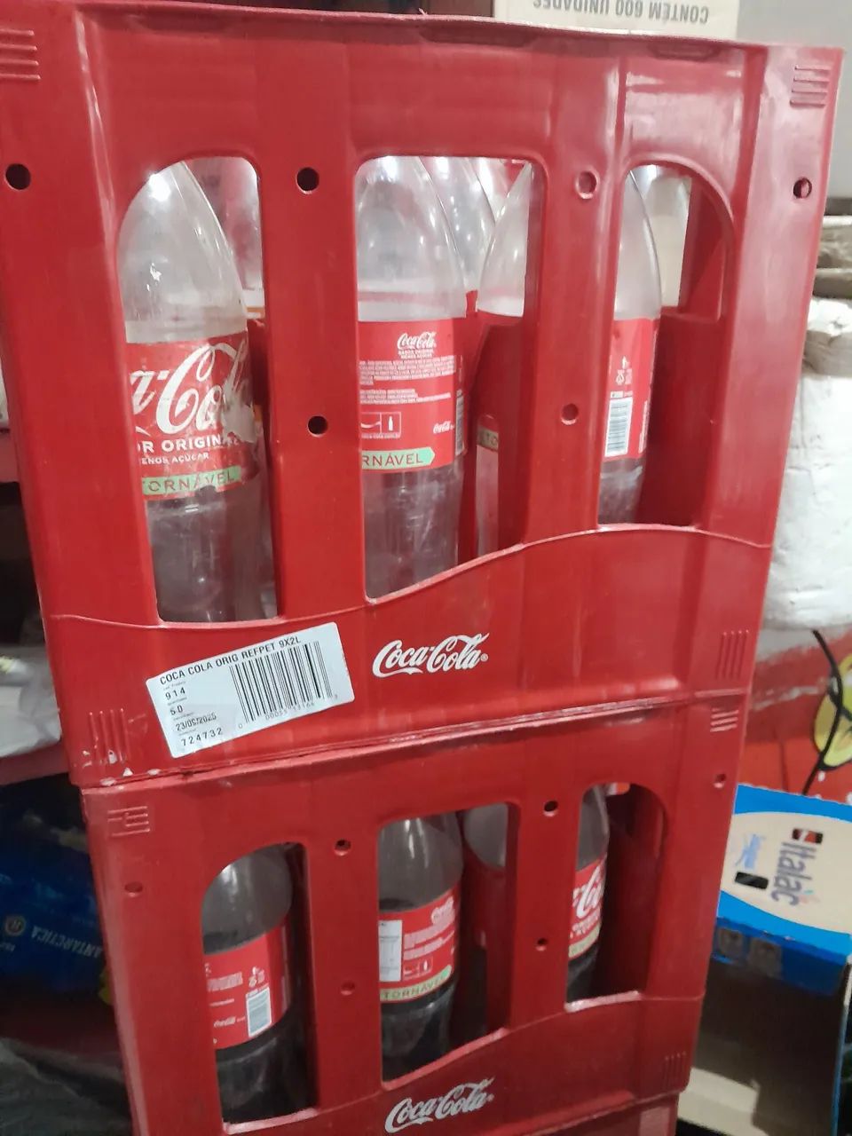 Caixa de coca retornável 