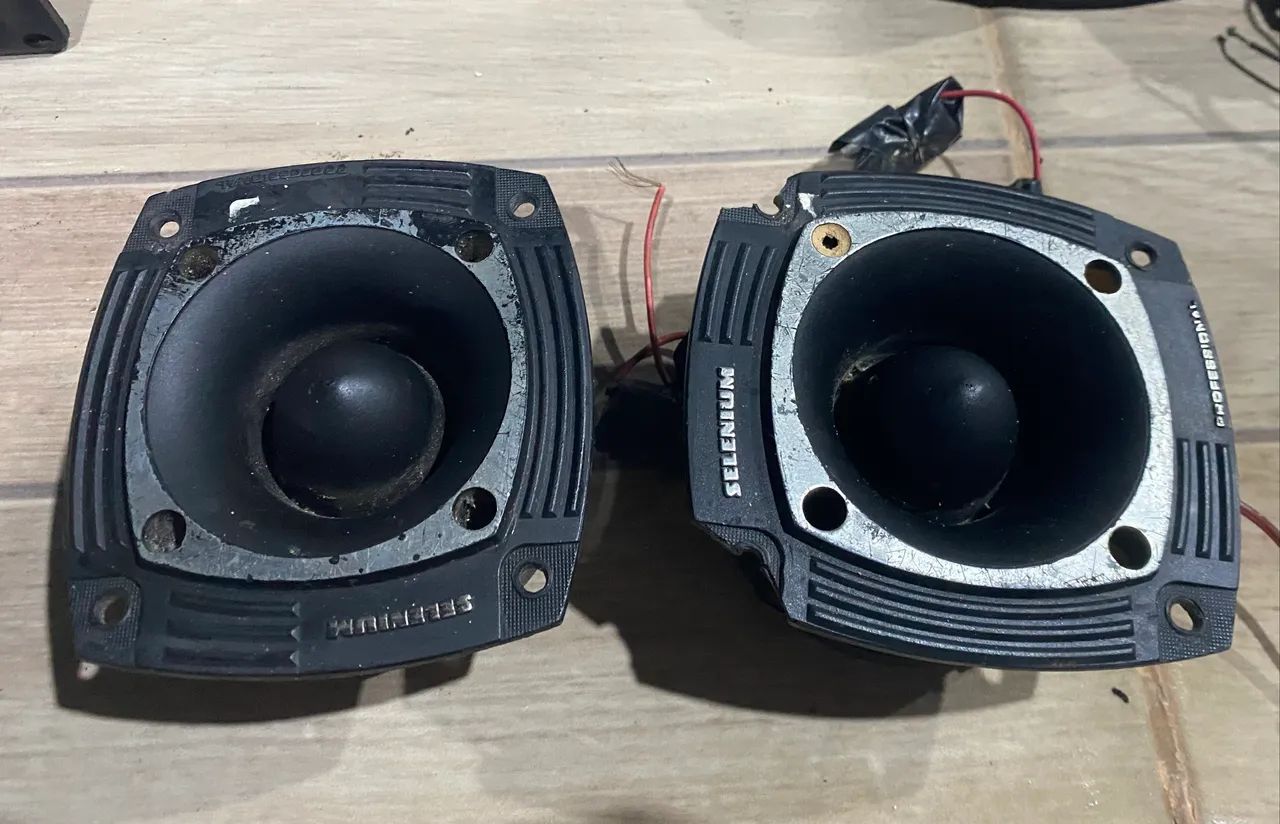 Tweeters pra Caixa de Som Passiva (Funcionando)64396800041729123