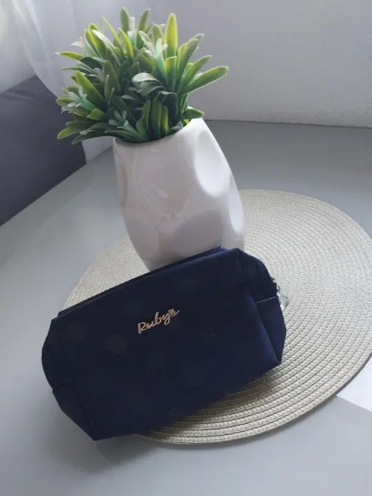 Nécessaire Feminina Azul Marinho - Marca: Ruby`s - Foto 4