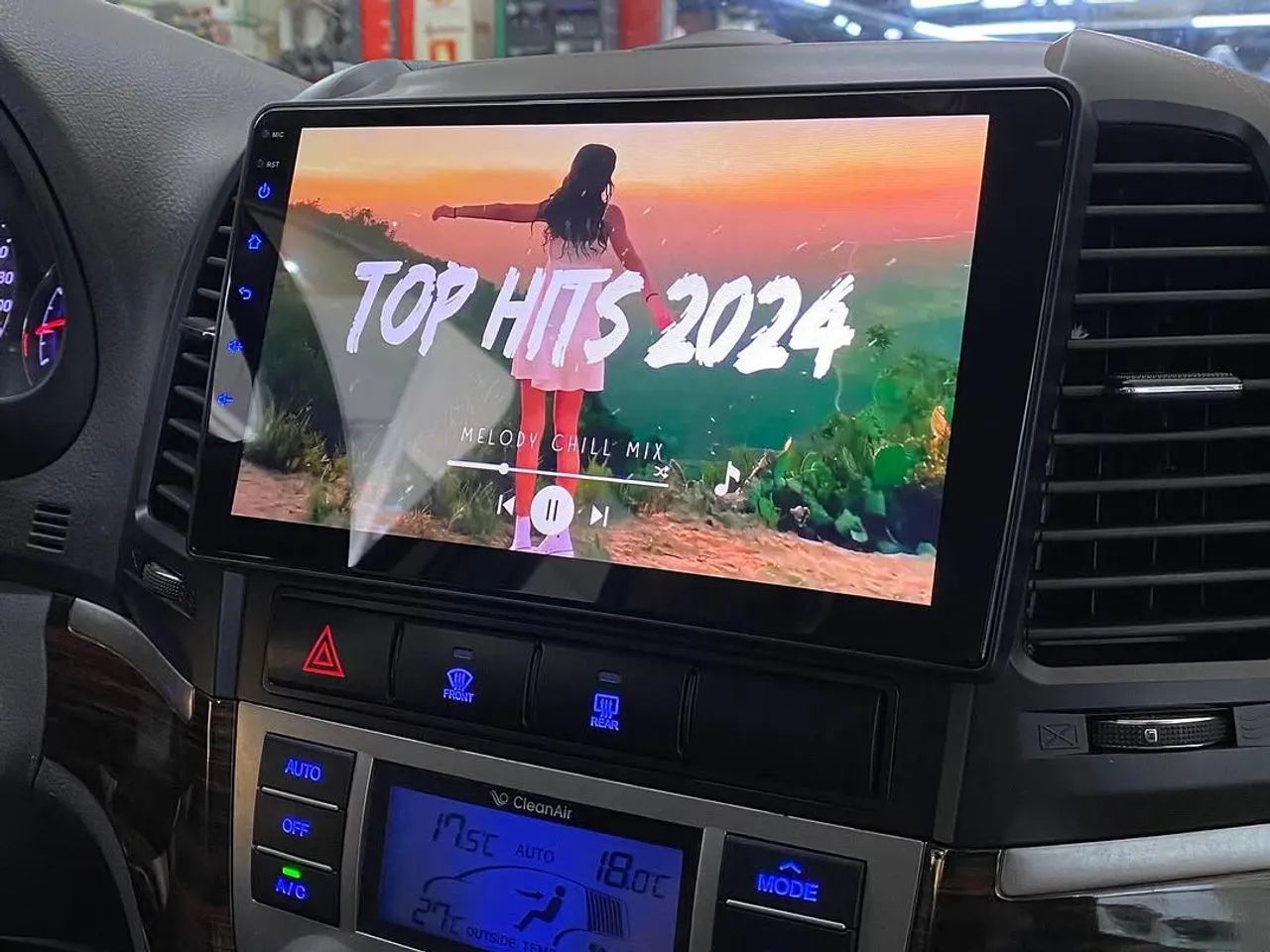 Multimídia Hyundai Santa fe 9 polegadas Carplay sem fio Android auto  - Foto 2