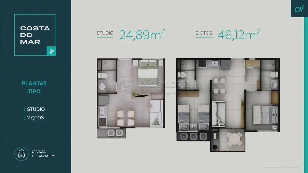 Apartamento para venda tem 46m² com 2 quartos em Praia dos Carneiros - Tamandaré - PE - Foto 3