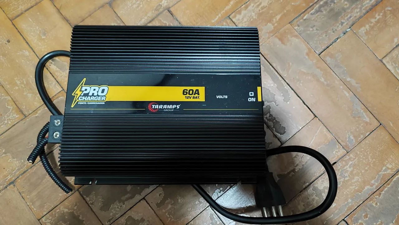 Fonte Carregador Taramps Pro Charger 60A 12V