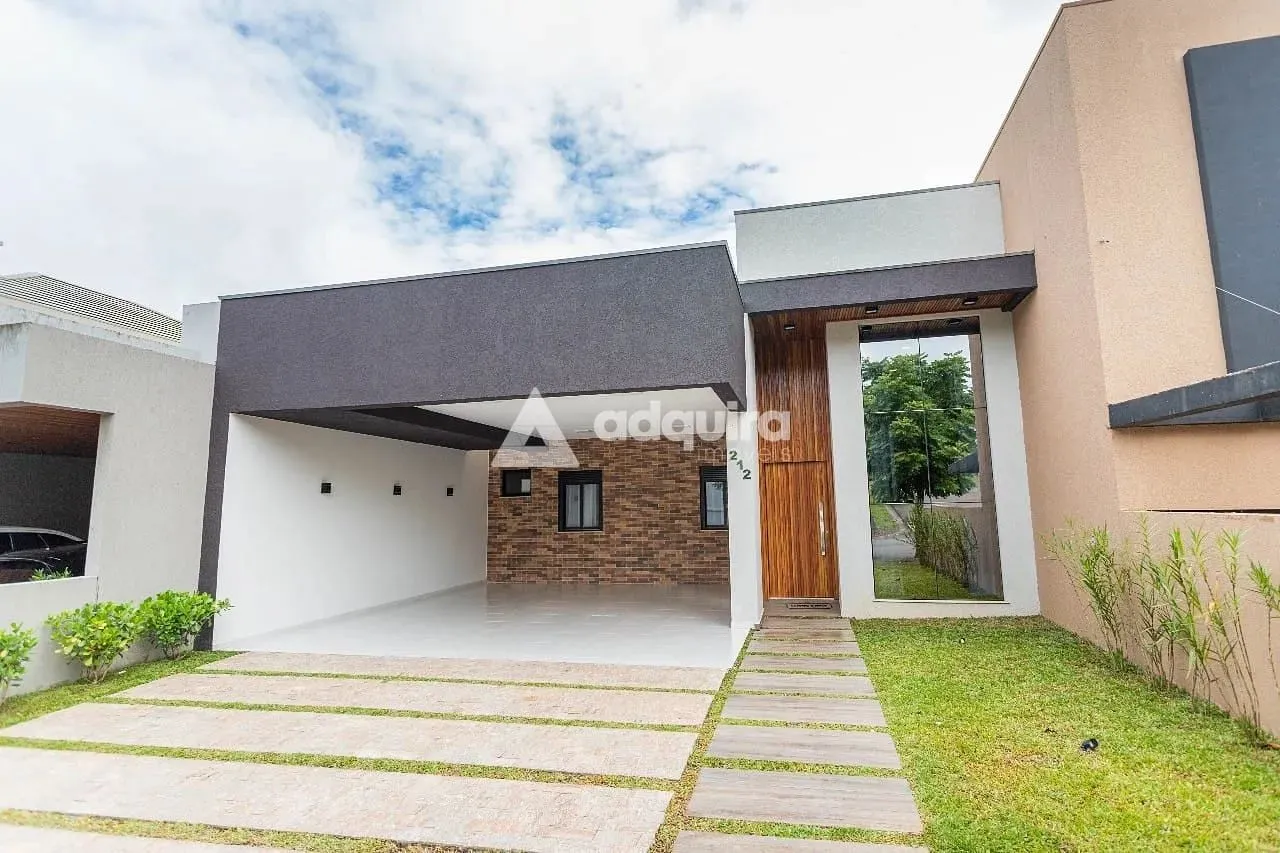 Casa à venda em condomínio 3 Quartos, 3 Suites, 2 Vagas, 250M², Oficinas, Ponta Grossa - P