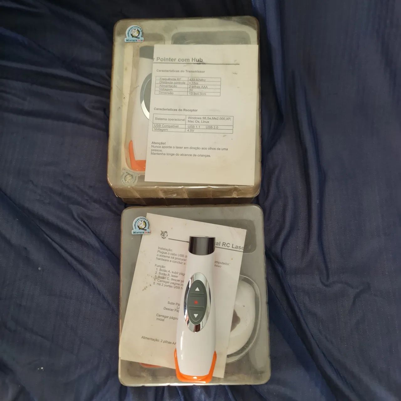 Kit paresentadores laser e led para carros 