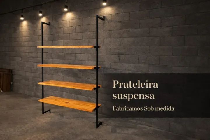 Kit mesa/estante Escritorio - Foto 3
