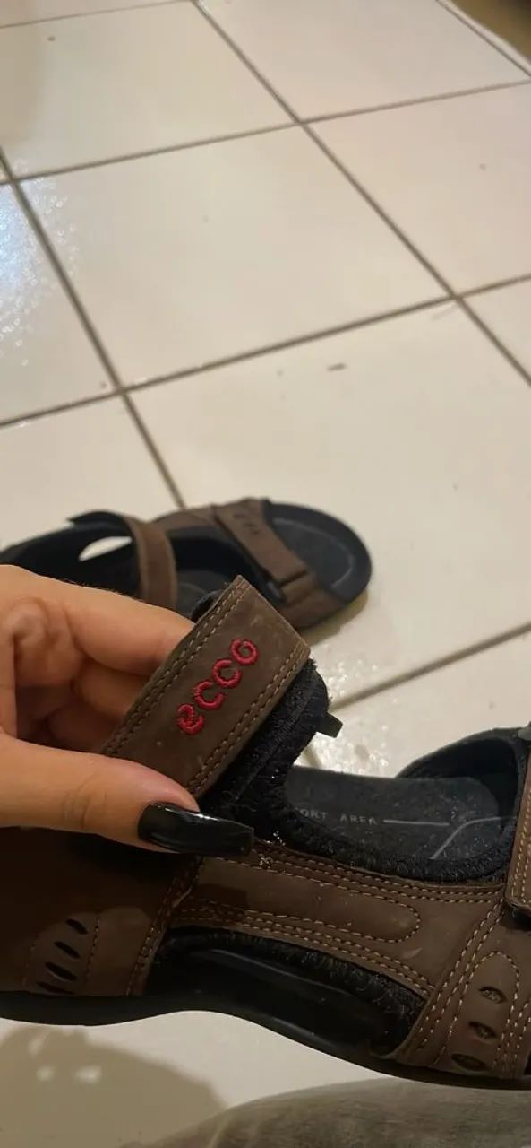 Sandália masculina Ecco - Foto 3