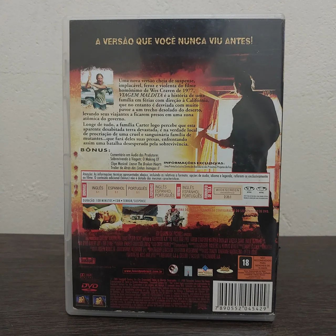 Dvd Viagem maldita - original - terror - Foto 2