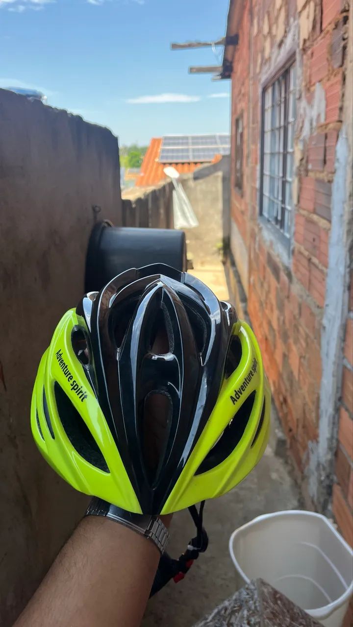 Capacete de ciclista 