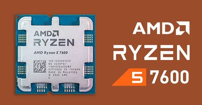 Ryzen 7600 (c/ caixa e cooler sem uso)
