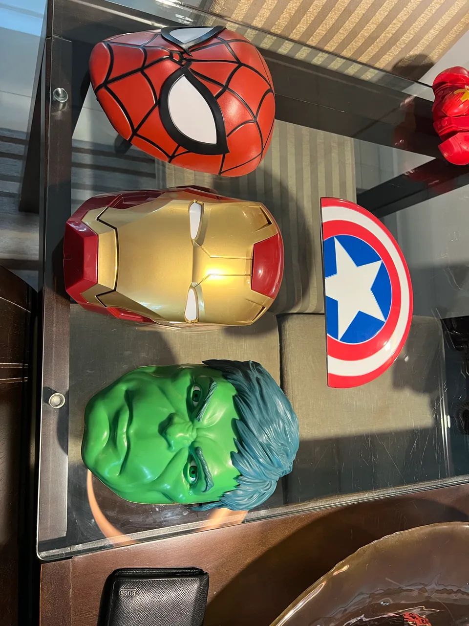 4 Luminárias Marvel Originais da Universal Studios - Foto 2