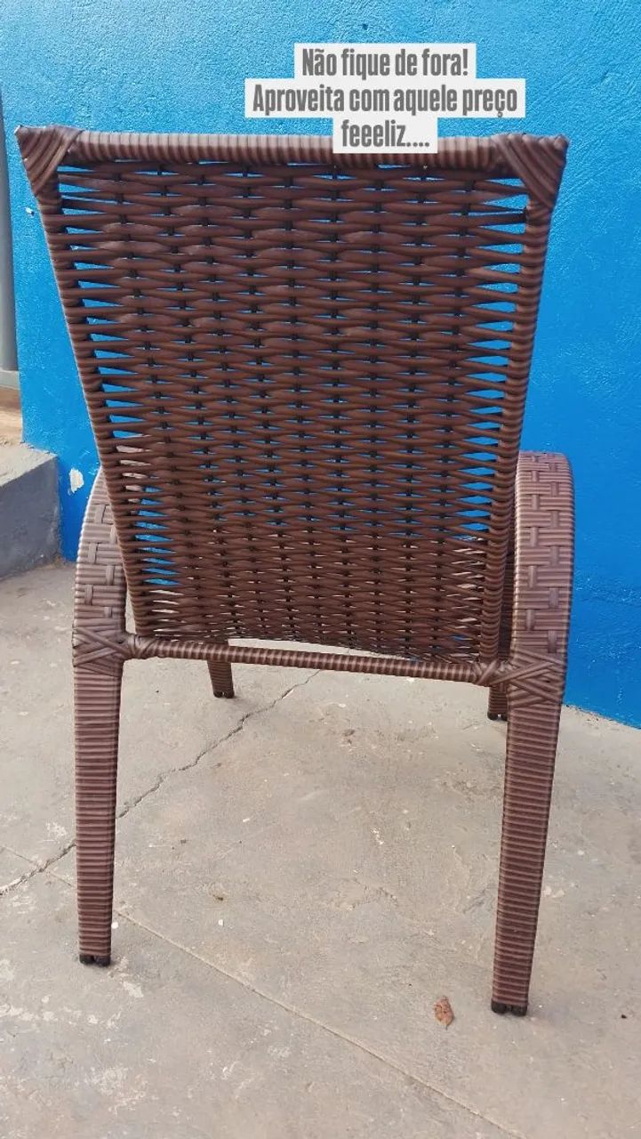 Cadeiras Novas Em FIBRA  - Foto 3