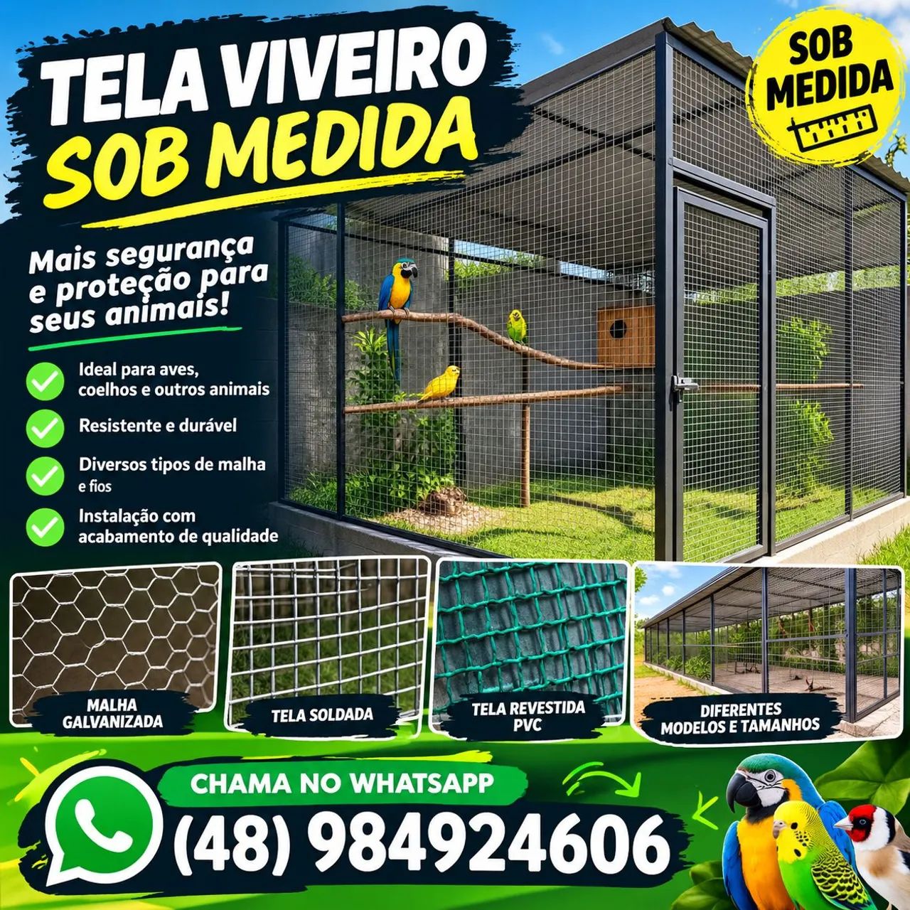 Tela viveiro 