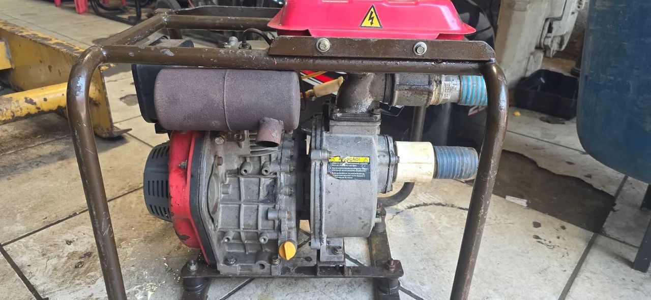 Motobomba Branco - Diesel 5CV 2Polegadas - Foto 5