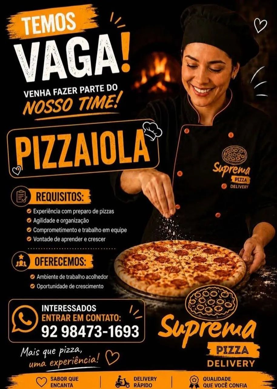 VAGA DE PIZZAIOLA 