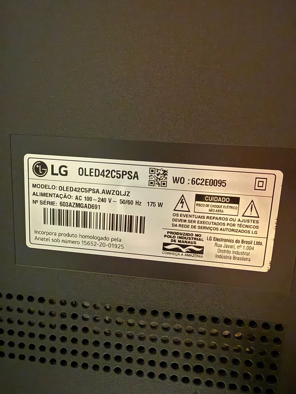 TV LG Oled C5 42 polegadas  - Foto 3