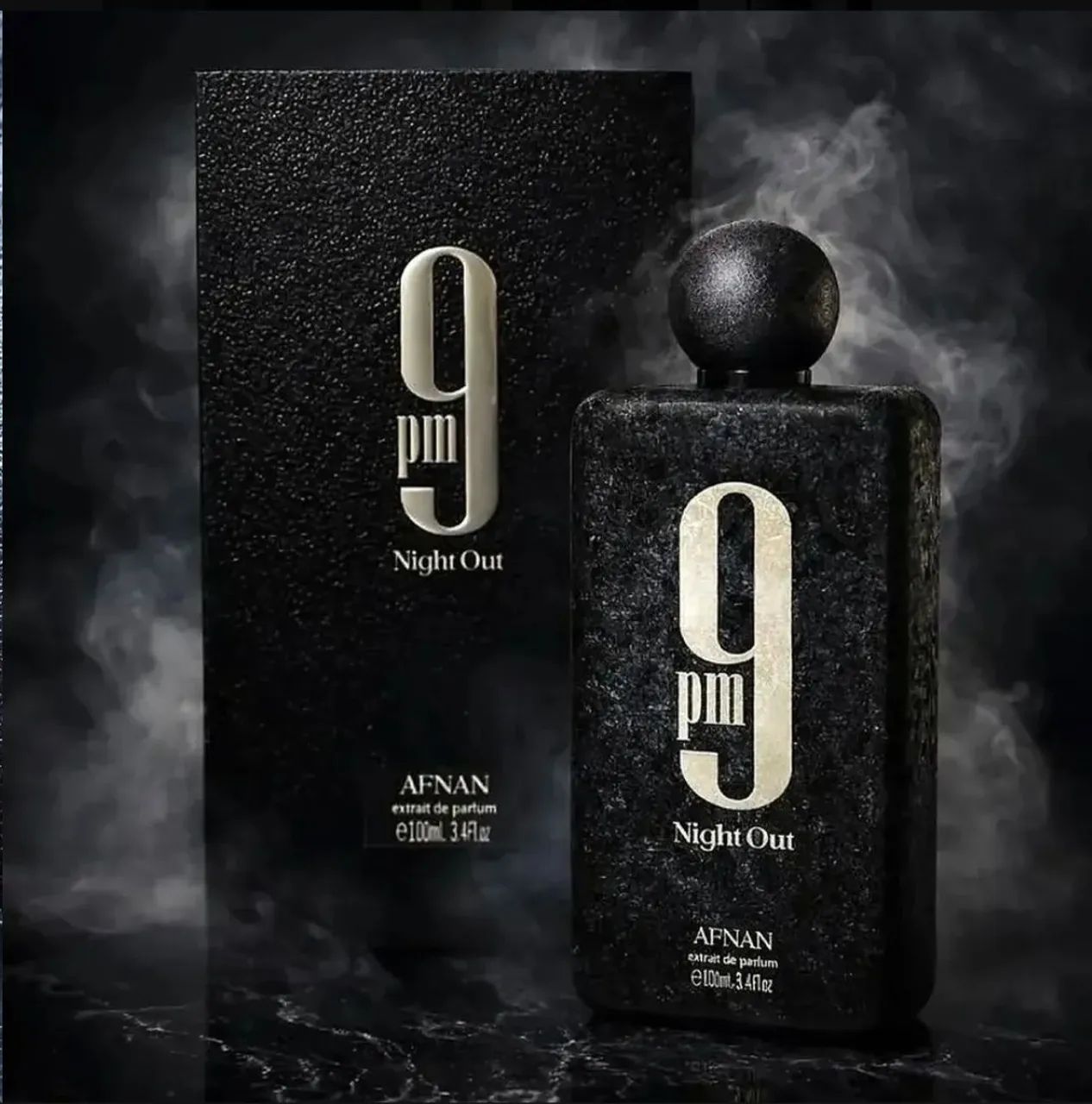 Afnan 9 Pm Night Out Extrait De Parfum Perfume Árabe 100ml