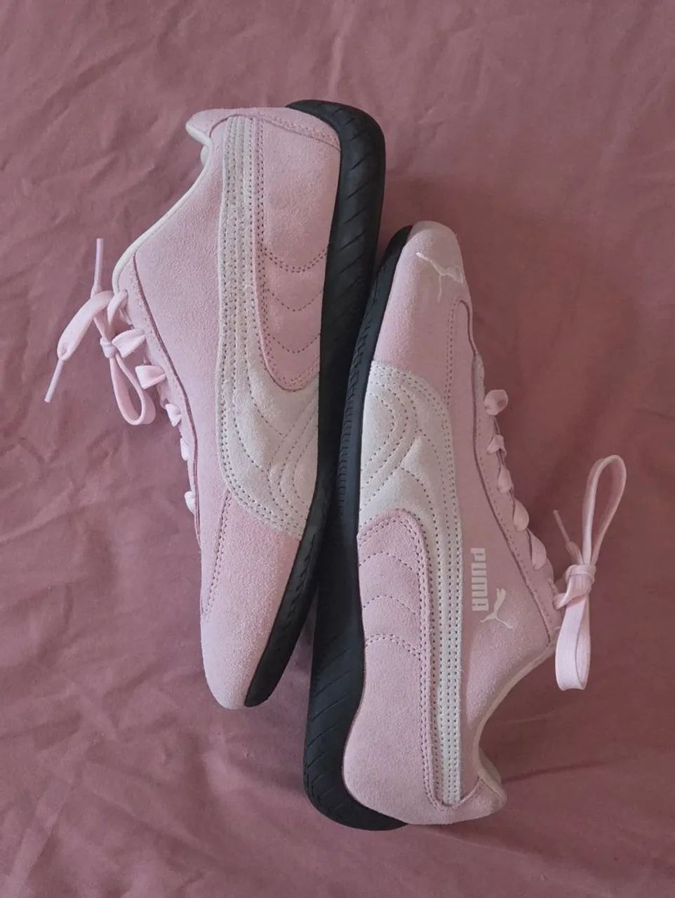 tênis puma speedcat rosa claro 37 - Foto 2