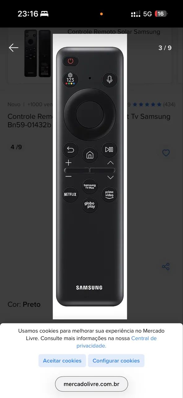 Controle remoto para tv Samsung original  - Foto 3