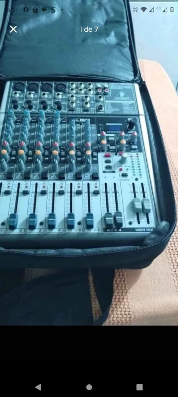 Mesa de som Behringer 1204 USB novíssima  - Foto 2