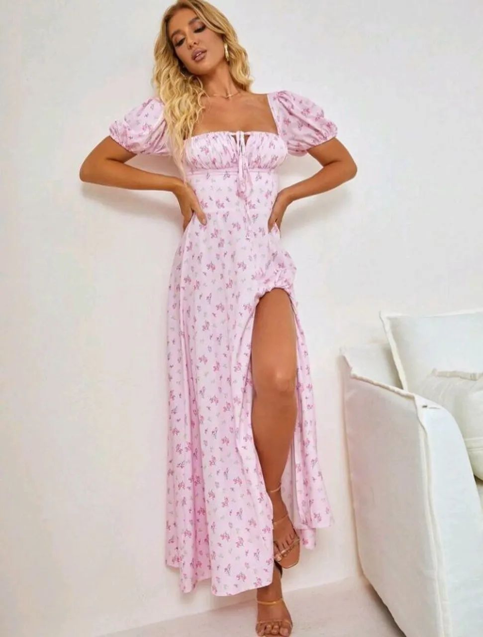 Vestido floral longo ,novo. - Foto 3