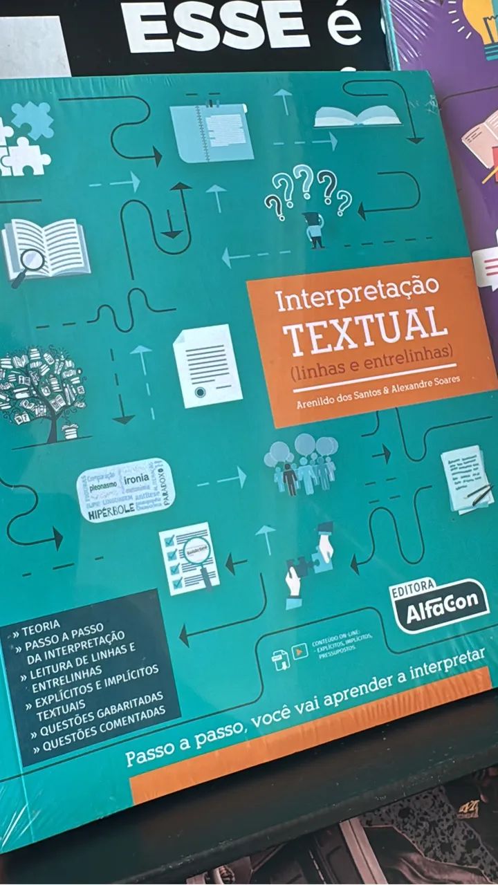 2 Livros - INTERPRETAÇÃO TEXTUAL / REDAÇÃO 