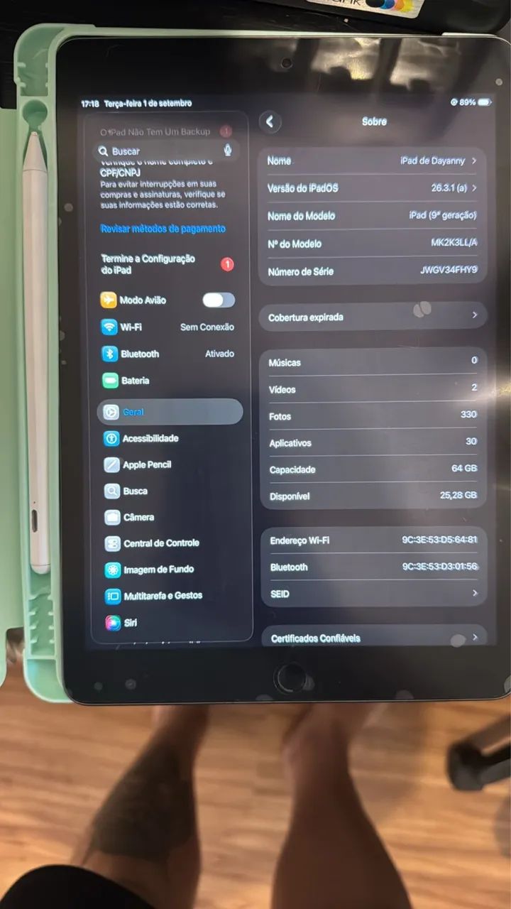 Ipad 9a geração 64GB - Foto 3