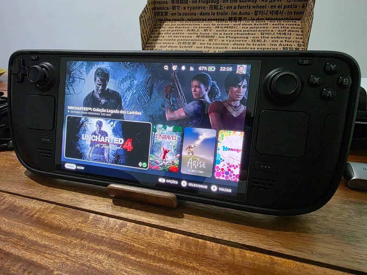 STEAM DECK OLED / 2 TB / PERFEITO E MAIS COMPLETO / MOCHILA DELL PRO BRINDE - Foto 3