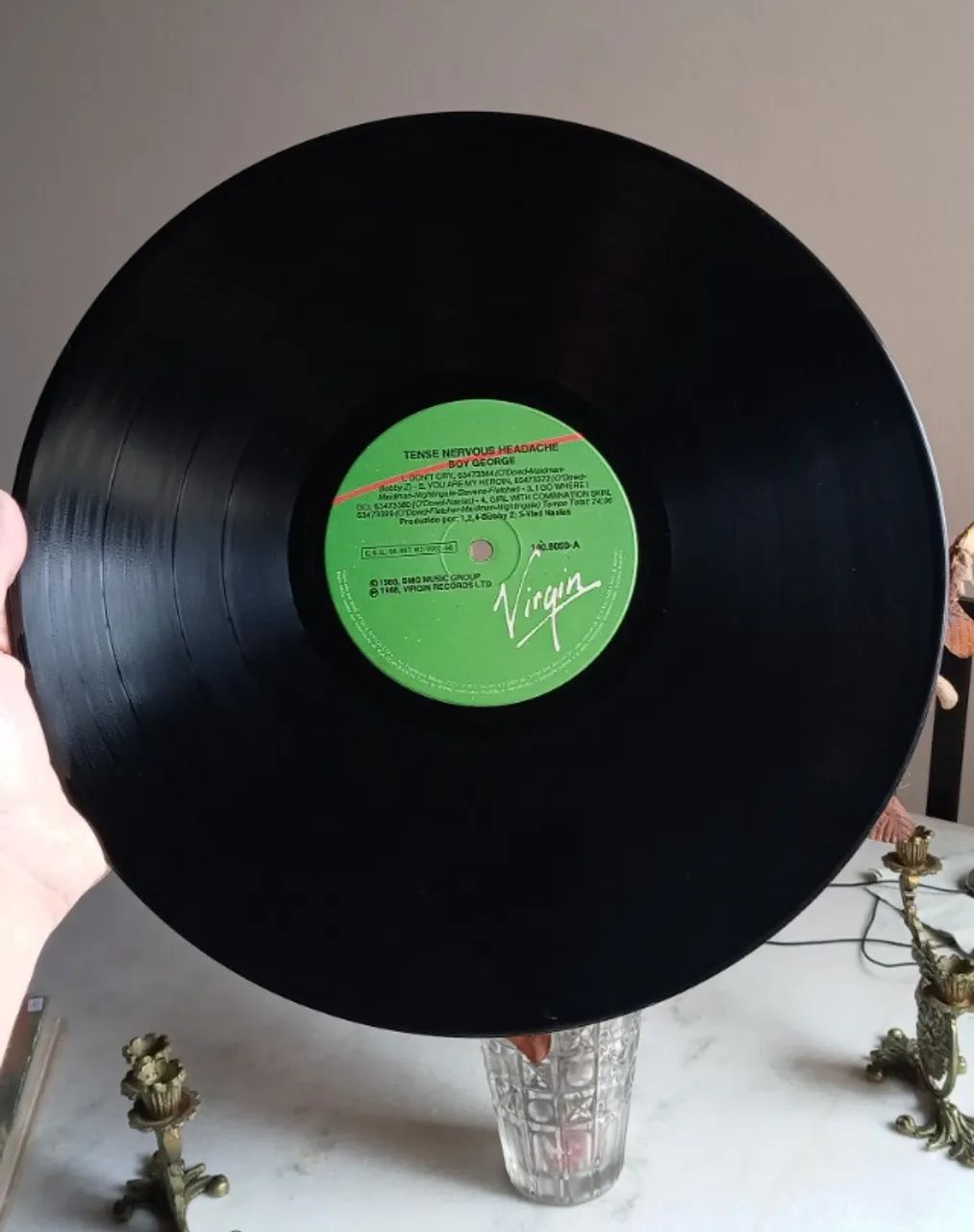 lp vinil - boy george - tense nervous headache (1988) - Foto 3
