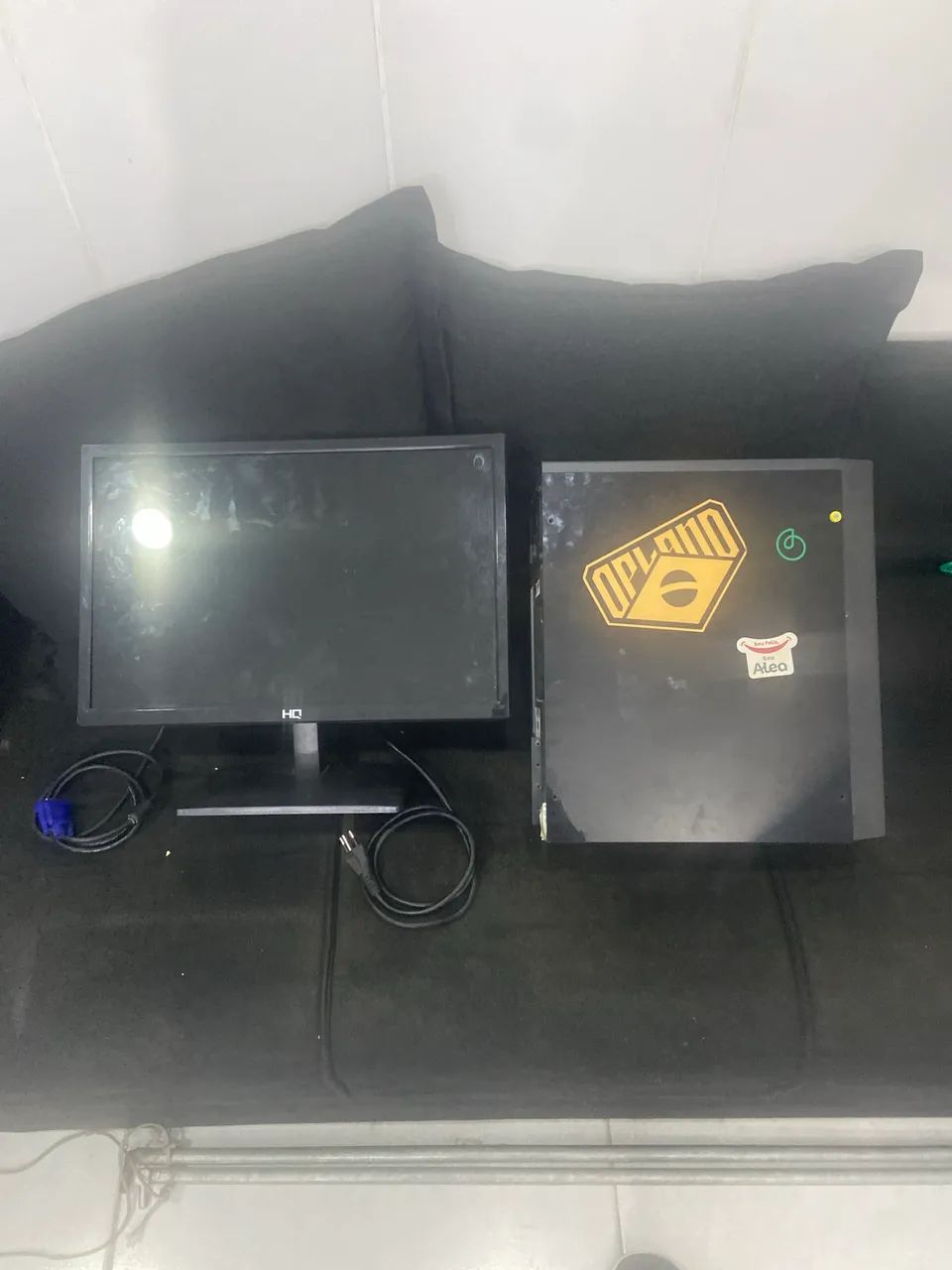 Vendo pc da HD todo completo com munitor  pc fone teclado e mouse completo! - Foto 2