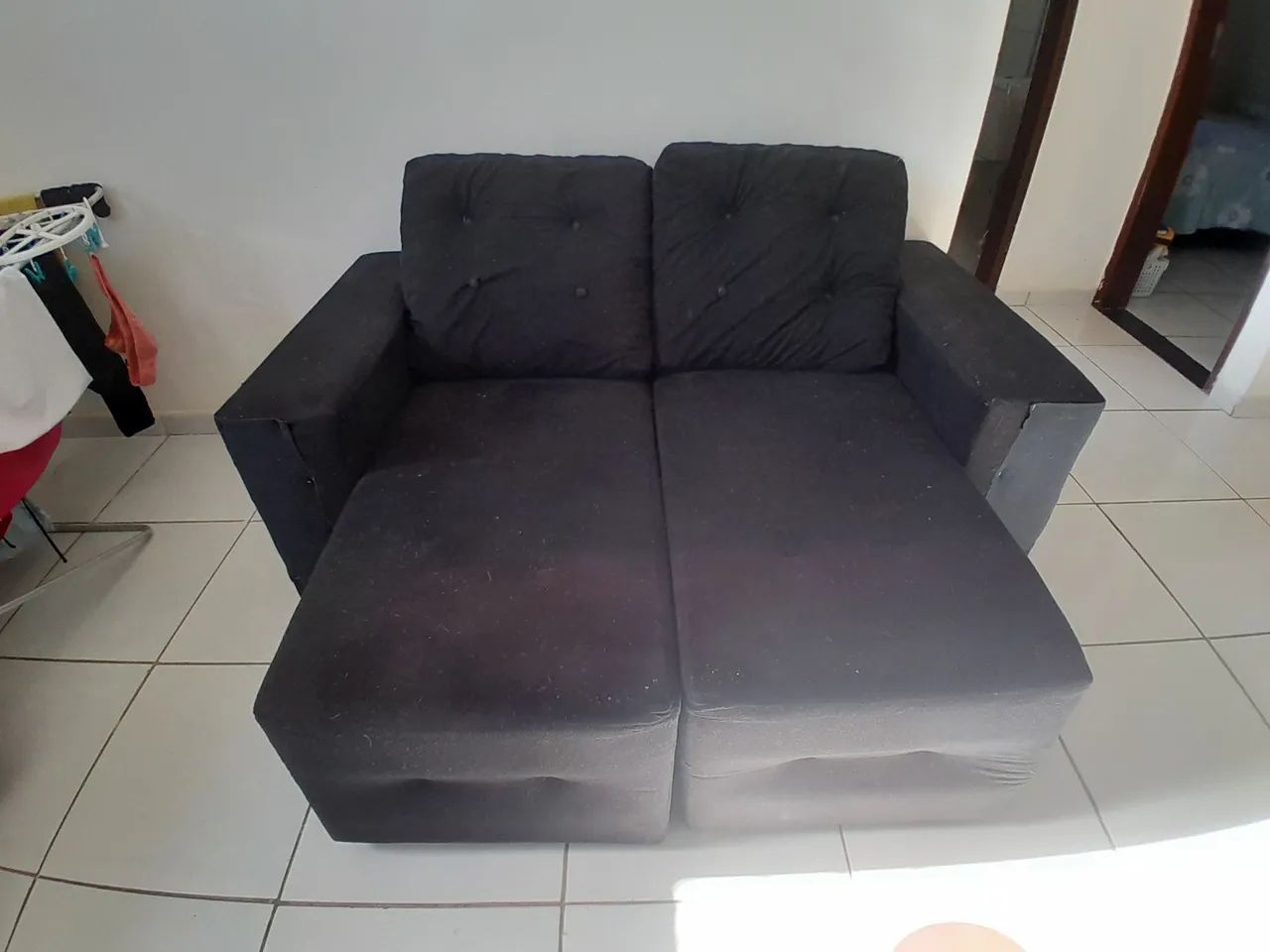 OFERTA ATÉ HOJE ANOITE - SOFÁ DOIS LUGARES RETRÁTIL  - Foto 2