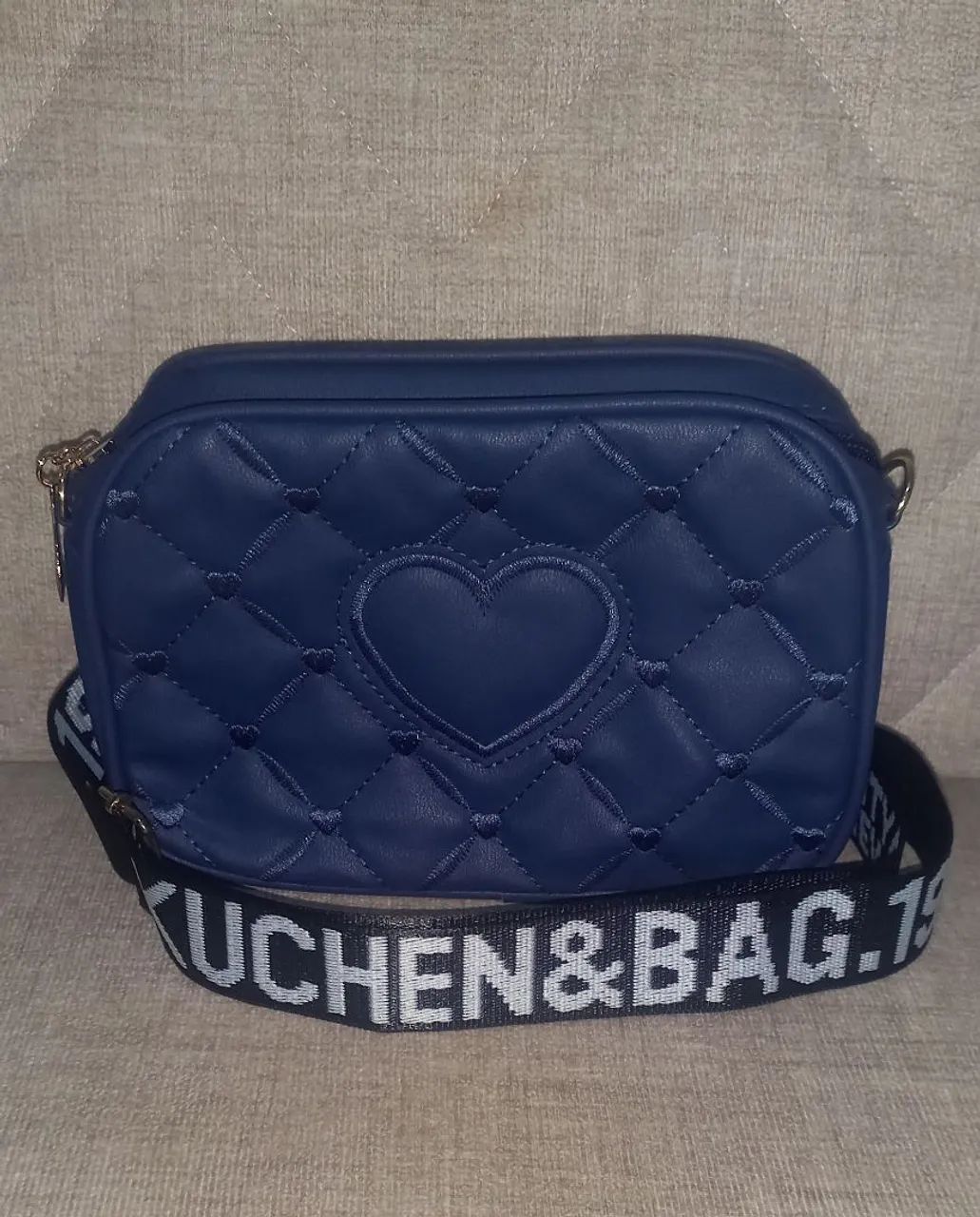 Bolsa Feminina de Ombro Azul - Foto 2
