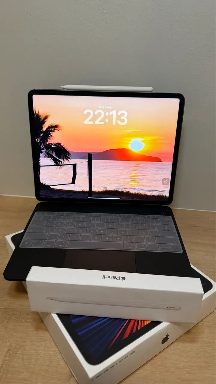 iPad Pro 12,9 polegadas (5ª Geração) Wi-Fi + Cellular + Apple Pincil 2G + CAPA - Foto 4