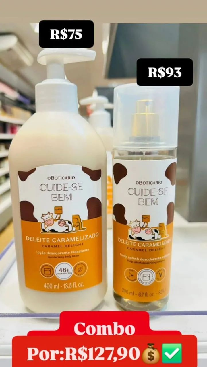 Combo deleite caramelizado