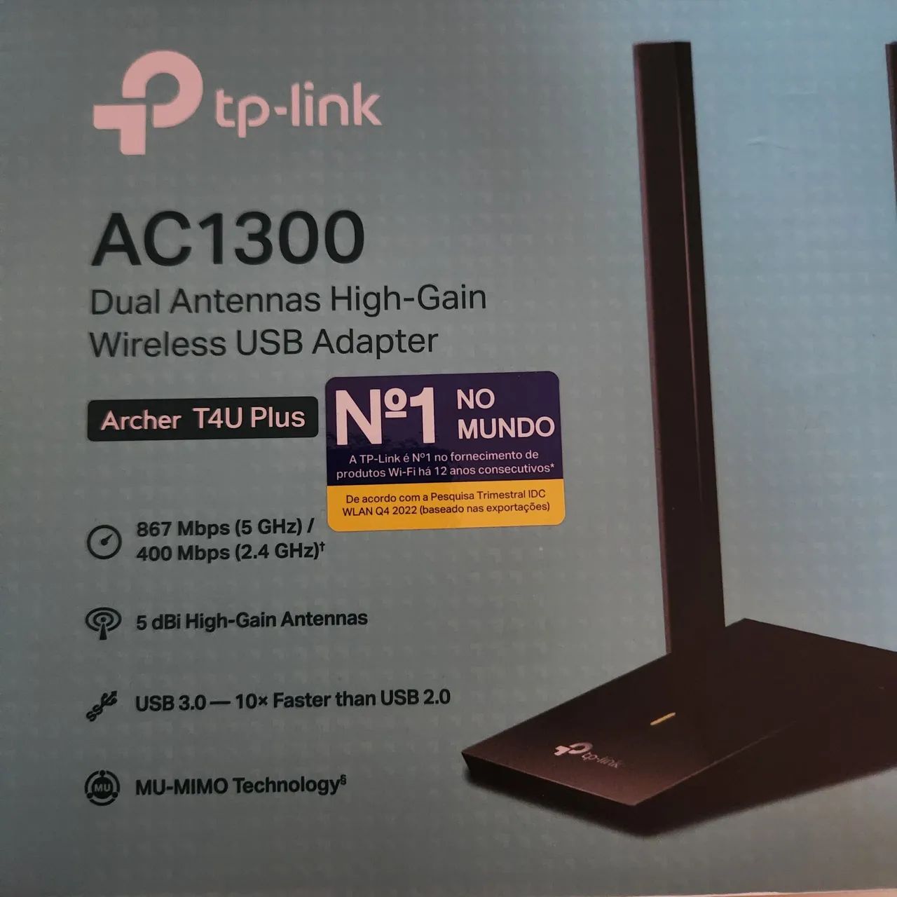 Adaptador Wifi USB Windows/ Mac - TPLINK T4U Plus - Foto 5