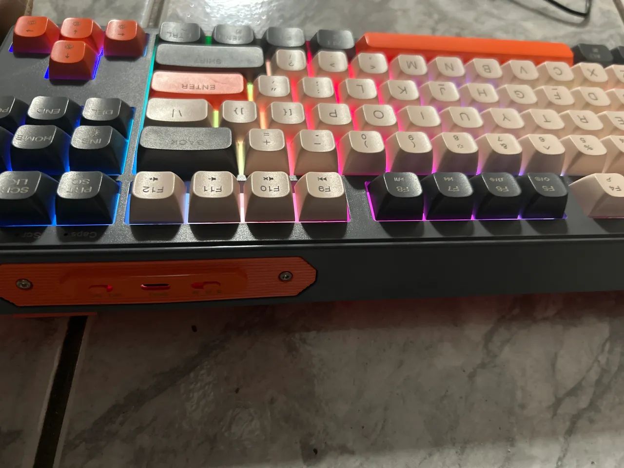Teclado Sem fio M87 RGB - Foto 3