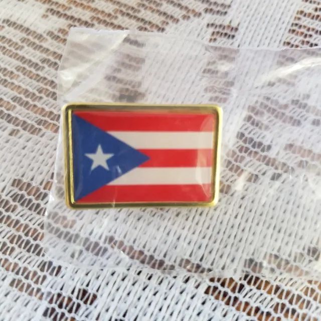 PIN DE LAPELA, BANDEIRA PORTO RICO