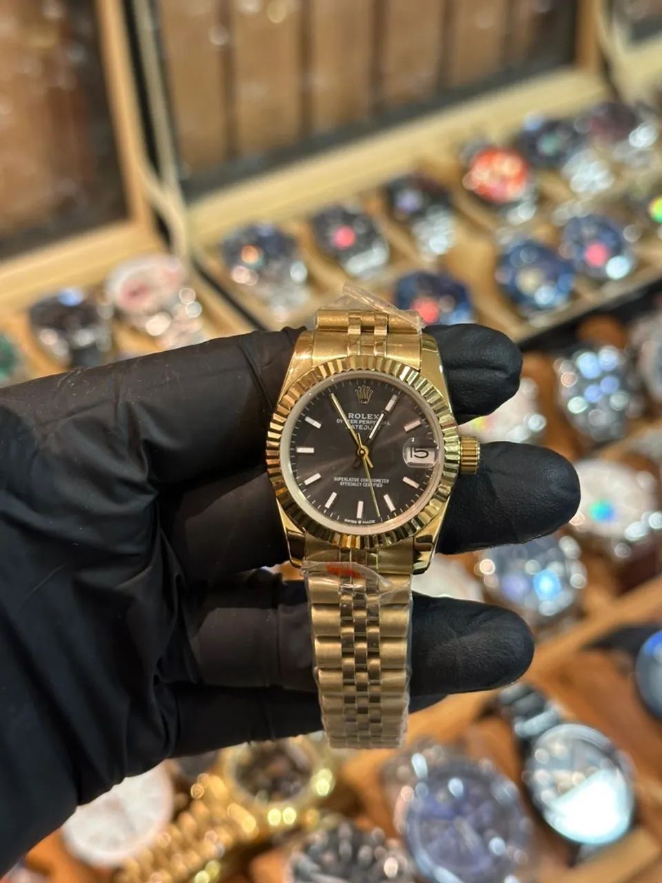 ,Rolex ,feminino ,base eta .. 