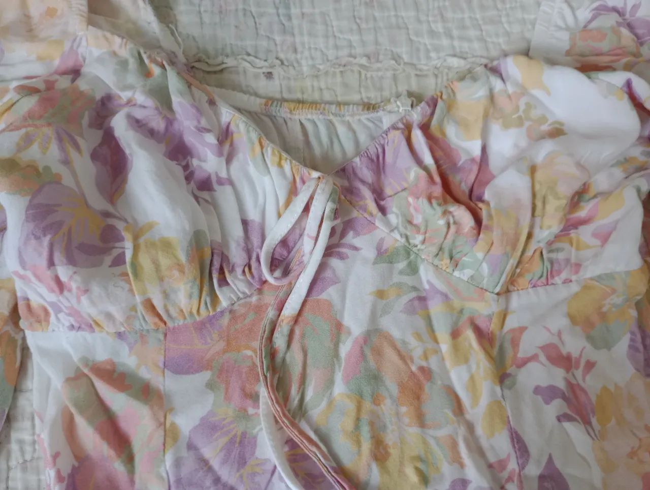 Vestido estilo camponesa 