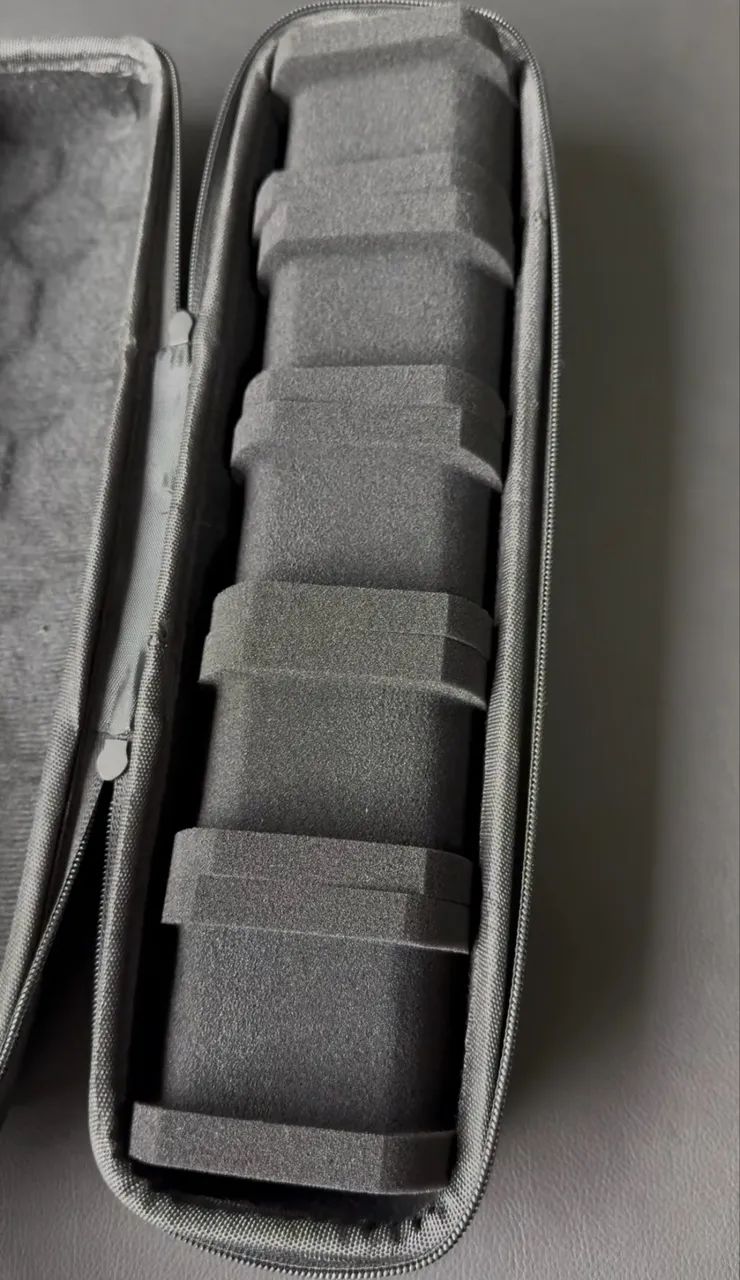 Maleta Case Para 5 Relógios Reforçada com Zíper  - Foto 2