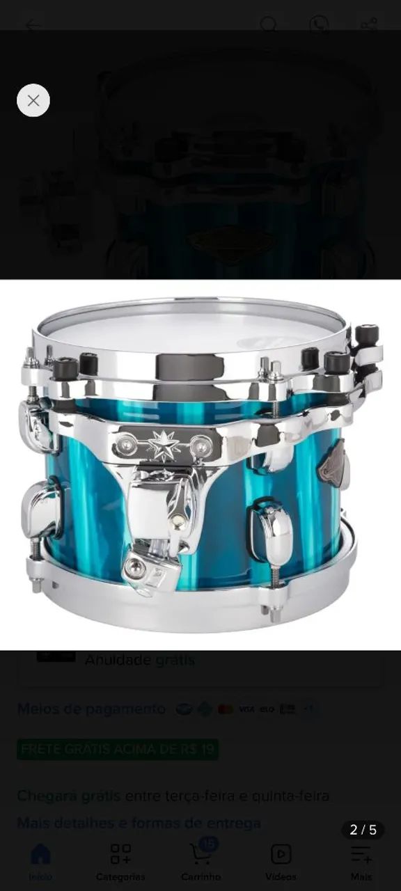 TAM　VoI.1（元スターリン） Tom 8 Tama Starclassic Maple x Birth - Instrumentos musicais
